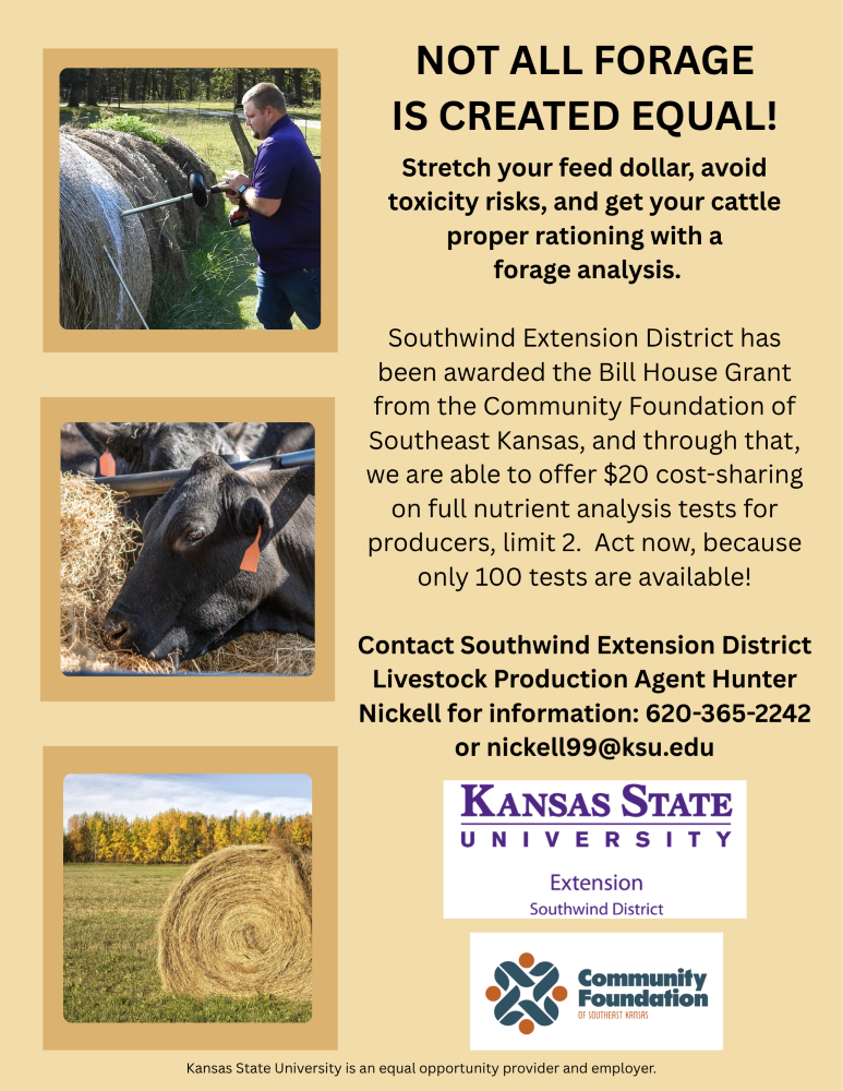 Cost Sharing Forage Samples